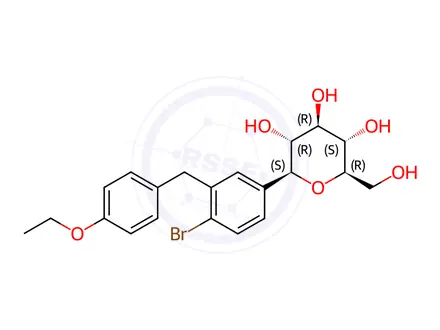 Chemical structure of Dapagliflozin Impurity 6