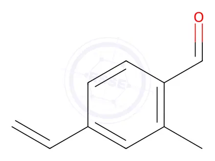 Chemical structure of Benzaldehyde, 4-ethenyl-2-methyl-(9CI)