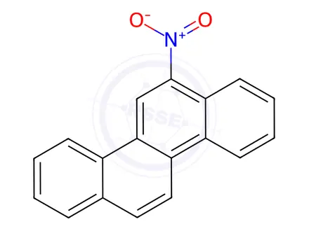 Chemical structure of 6-Nitrochrysene