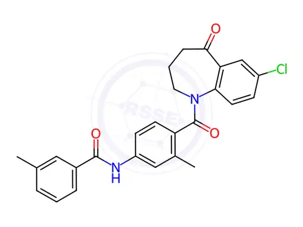 Chemical structure of Tolvaptan Impurity 23