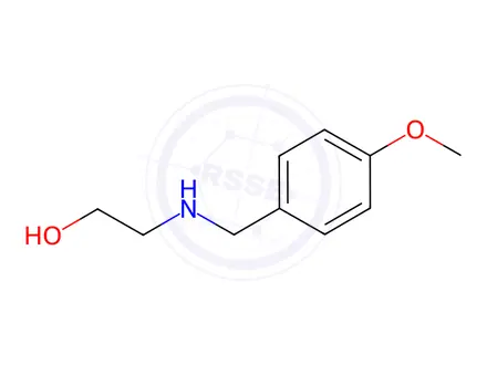 Chemical structure of 2-((4-methoxybenzyl)amino)ethanol