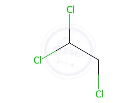 Chemical structure of 1,1,2-Trichloroethane