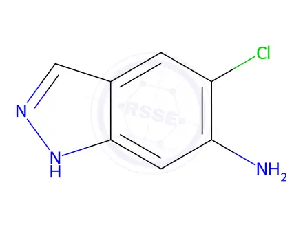 Chemical structure of 5-Chloro-1H-indazol-6-amine