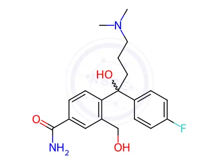 Chemical structure of Escitalopram oxalate impurity 10