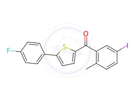 Chemical structure of Canagliflozin Impurity 58