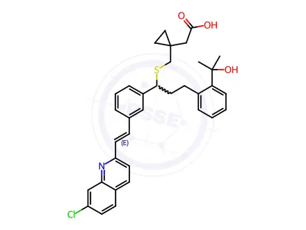 Chemical structure of Montelukast Sodium Impurity 30 Monomer