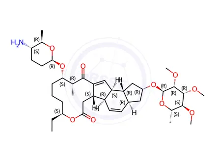 Chemical structure of Spinosad Impurity 25 (Spinosyn C)