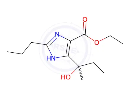 Chemical structure of Olmesartan cilexetil impurity 77