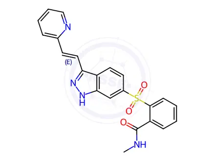 Chemical structure of Axitinib Impurity 4