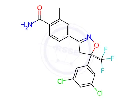 Chemical structure of Fluralaner Impurity 62