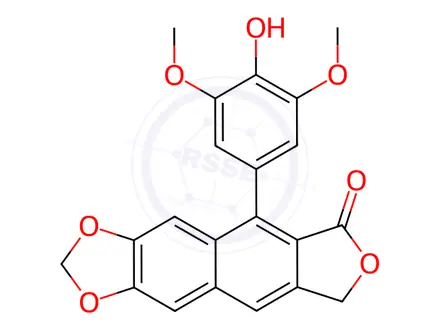 Chemical structure of Etoposide Impurity Q
