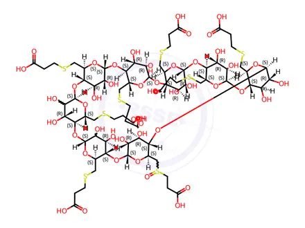 Chemical structure of Sugammadex Sodium Impurity 13 Monomer (Org199425-1) (RRT0.59)