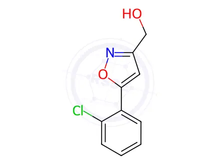 Chemical structure of (5-(2-Chlorophenyl)isoxazol-3-yl)methanol