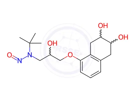 Chemical structure of Nadolol Impurity 10