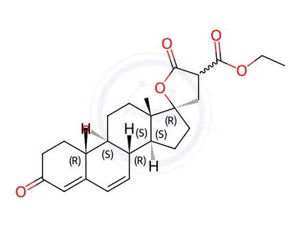 Chemical structure of Spironolactone Impurity 14