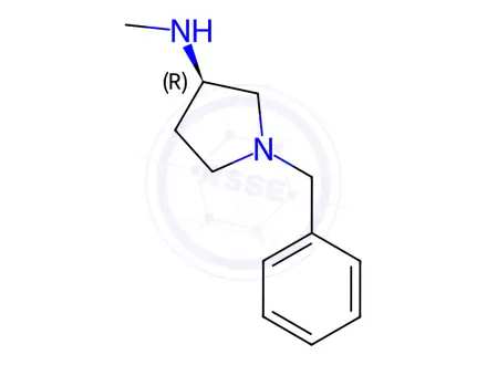 Chemical structure of (R)-1-Benzyl-N-methylpyrrolidin-3-amine hydrobromide