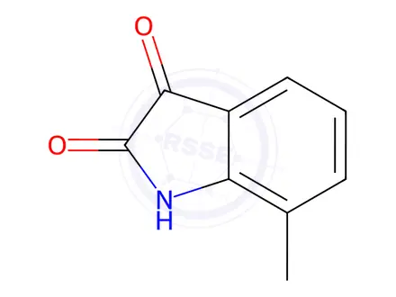 Chemical structure of Isatin Impurity 7 (7-Methylisatin)