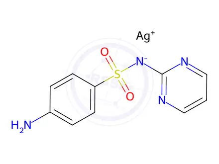 Chemical structure of Silver Sulfadiazine