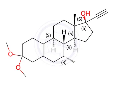 Chemical structure of Tibolone EP Impurity E