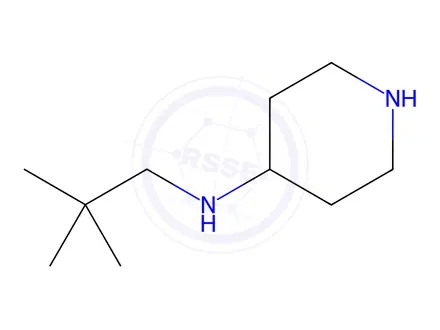 Chemical structure of N-Neopentylpiperidine-4-amine dihydrochloride
