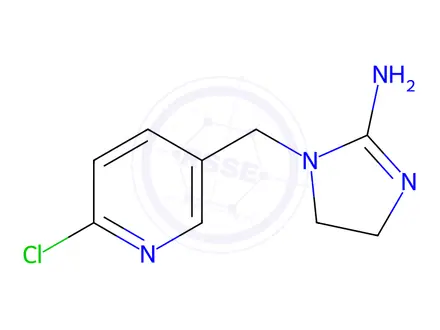 Chemical structure of Imidacloprid Impurity 33 Monomer (Des Nitro-Imidacloprid)