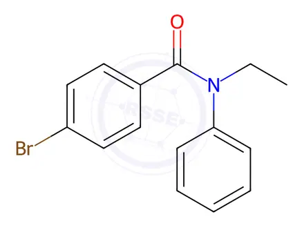 Chemical structure of 4-Bromo-N-ethyl-N-phenylbenzamide