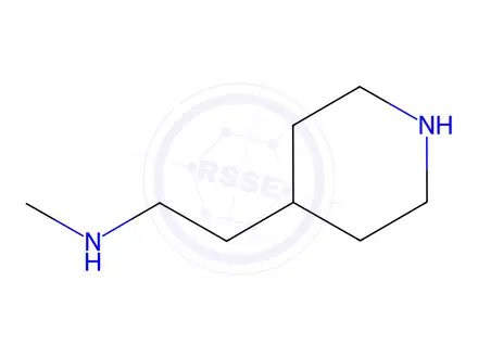 Chemical structure of Methyl[2-(piperidin-4-yl)ethyl]amine Dihydrochloride