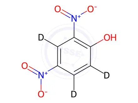 Chemical structure of 2,4-Dinitrophenol-d3 Solution in Methanol