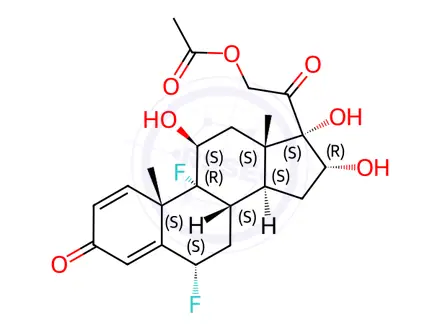 Chemical structure of Fluocinolone Acetonide Impurity 16