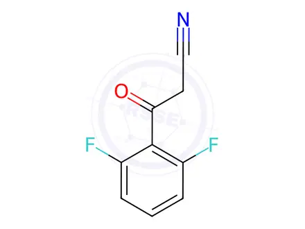 Chemical structure of 2,6-Difluorobenzoylacetonitrile