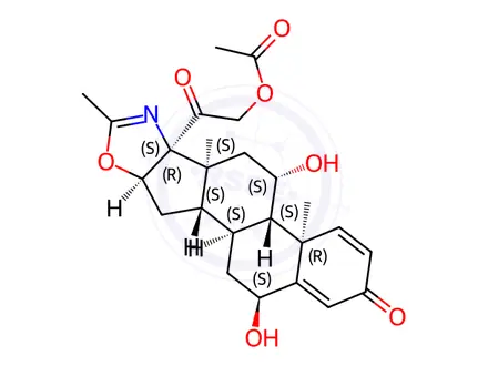 Chemical structure of Deflazacort Impurity 8