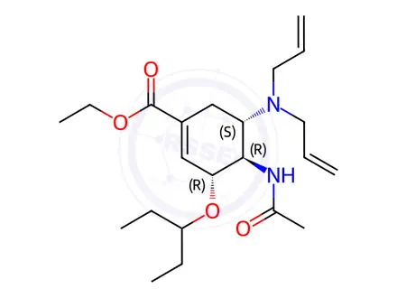Chemical structure of Oseltamivir Impurity 24