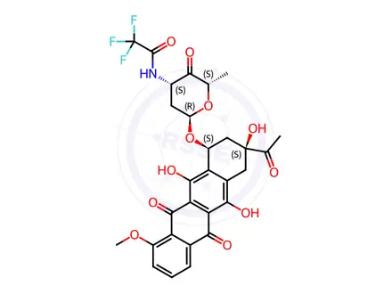 Chemical structure of Epirubicin Impurity 9