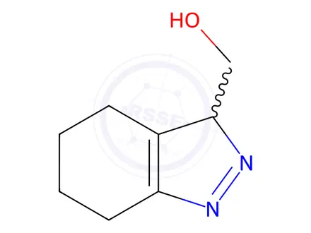 Chemical structure of 3H-Indazole-3-methanol, 4,5,6,7-tetrahydro-