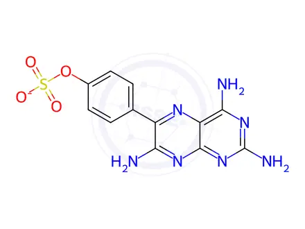 Chemical structure of 4-Hydroxy Triamterene Sulfate Sodium Salt