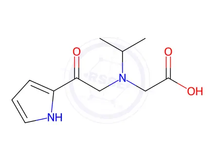 Chemical structure of 2-(Isopropyl(2-oxo-2-(1H-pyrrol-2-yl)ethyl)amino)acetic acid