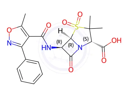 Chemical structure of Oxacillin Sodium Impurity 13