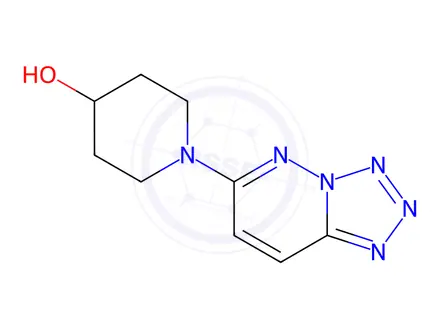 Chemical structure of 1-(Tetrazolo[1,5-b]pyridazin-6-yl)piperidin-4-ol