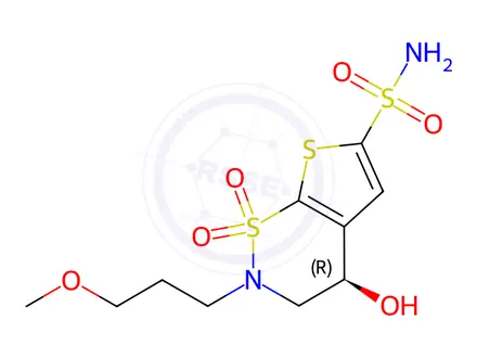 Chemical structure of Brinzolamide Impurity 2