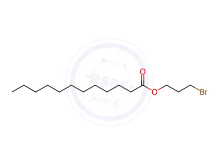 Chemical structure of 3-Bromopropyl dodecanoate