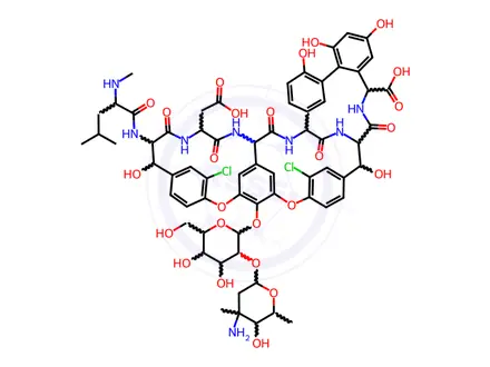 Chemical structure of Vancomycin EP Impurity L