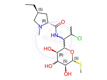 Chemical structure of Clindamycin Hydrochloride-Impurity B (Hydrochloride Salt)
