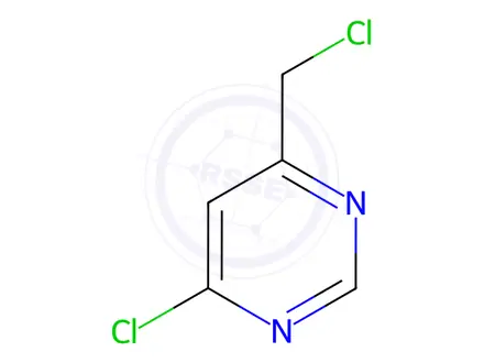 Chemical structure of 4-chloro-6-(chloromethyl)pyrimidine