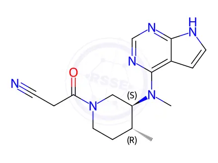 Chemical structure of Tofacitinib Impurity B
