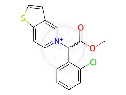 Chemical structure of Clopidogrel Impurity 1 Chloride