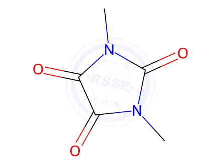 Chemical structure of Parabanic Acid Impurity 3 (1,3-Dimethyl Parabanic Acid)
