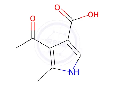 Chemical structure of 4-Acetyl-5-methyl-1H-pyrrole-3-carboxylic acid