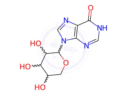 Chemical structure of Inosine Impurity 13