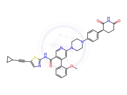 Chemical structure of Baloxavir Impurity 130