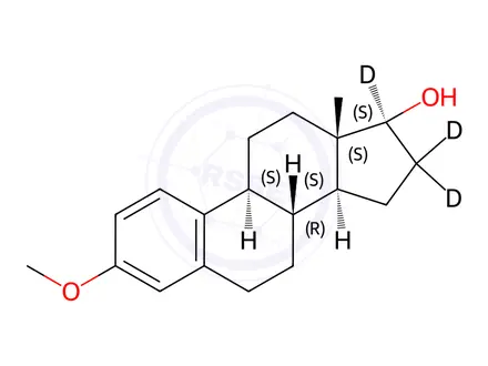 Chemical structure of 3-O-Methyl Estradiol-d3